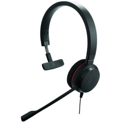 Jabra Evolve 20 UC Mono Corded USB Headset - Refurbished